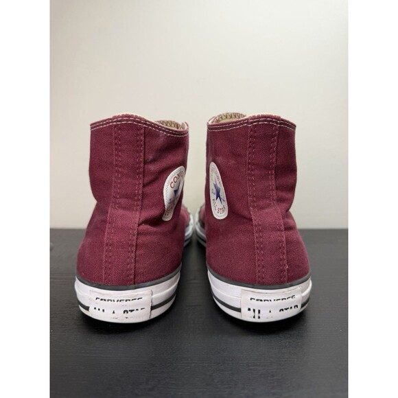 Converse CTAS Hi Top Sneakers Maroon Mens 8 / Wo 10 | M9613 Skater ShoesY2K - Picture 7 of 16